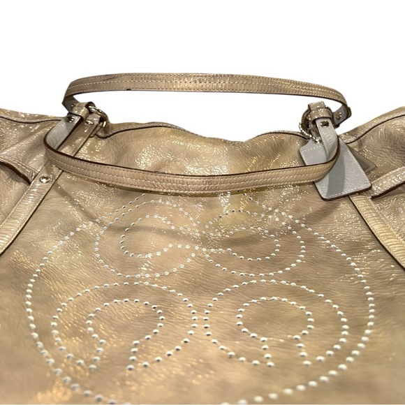Coach Audrey 17063 Patent Leather Tote Y2K Glazed Leather Silver Hardware - Picture 11 of 16